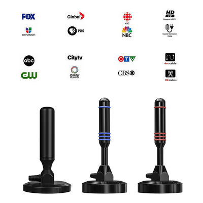 75Ω Input Impedance Indoor Omnidirectional TV Antenna for DVB-T2 UHF VHF Stations Manga 4K