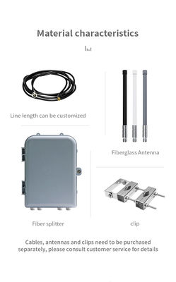 Fiber Fusion Splicer 12 Port Distribution Box IP65 Multi Purpose Enclosure for 4G Network