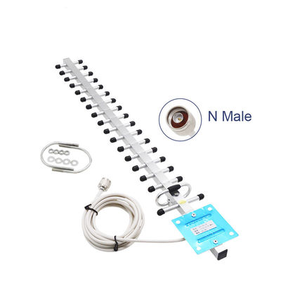 Impedance 50 Ohm GSM 800/850/900 High Gain 20 dBi 19 Elements Yagi Antenna Outdoor