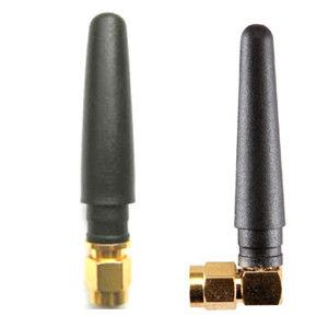 433/868/915/2.4G/4Gmhz Rubber Antenna 2DBI Low VSWR 10g Weight for Data Transmission