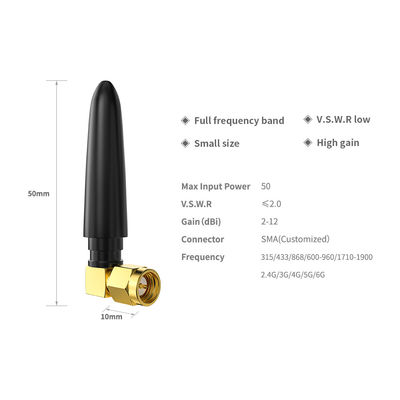 Omnidirectional 4G Communication 5GHz USB WiFi Antenna Frequency Range GSM/WIFI/4G