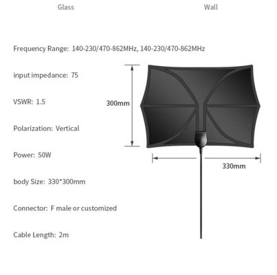 Experience TV with Marin Interna 910cmiles Long Range Satellite Dish Digital Antennas