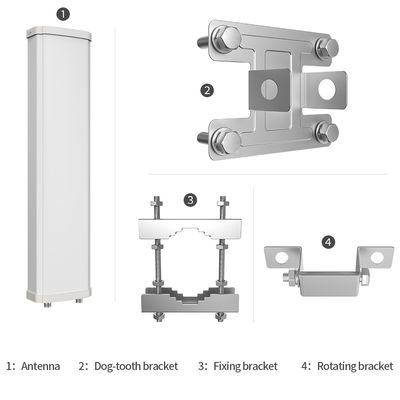 4G LTE Base Station Antenna 2300MHz for External Panel Communication in Greg Color