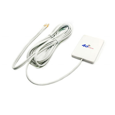Dual Band 1600-2700 mhz Long Range Signal Amplifier with External Patch Panel Antenna