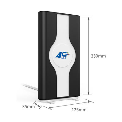 High Gain 44dBi 3G 4G LTE Antenna with 2* CRC9/2* TS9 Male Connector and 2 Meters Cable
