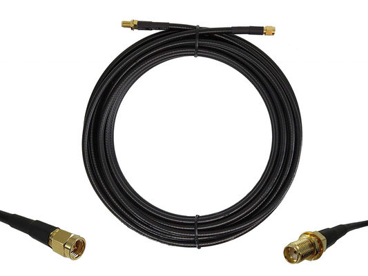 Customized Length Antenna Cable RF Coaxial RG58 LMR400 Coaxial Cable with 0.5dB Gain
