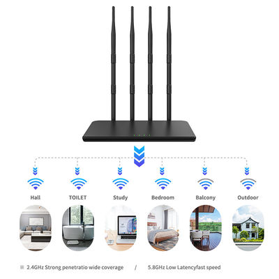 Indoor Dual Band 2.4G 5.8G 10dbi WiFi Antenna for Router RT-N16 / TP-Link TL-WR1043ND