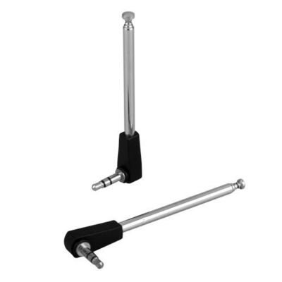 VSWR 1.5 4 Section Stainless Steel AM FM Radio Antenna with 3.5mm Jack Connector