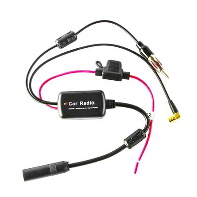 DAB Car Radio Signal Amplifier VSWR 2.5MAX Customized LOGO for Better AM/FM Reception