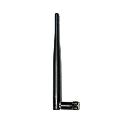 5dbi WiFi6E Antenna with Customized Connector Type 2.4GHz 5.8GHz 7.125GHz in Black