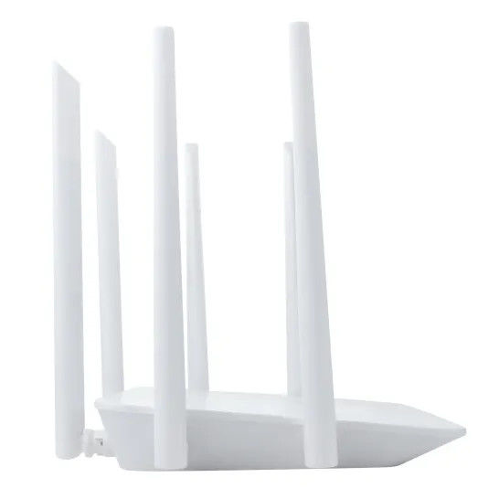 Dual Antenna 48V PoE WiFi Bridge 3-5km Extender 14dBi White Outdoor 4G 5G WiFi Router