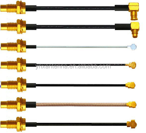 2 Conductor RG1.13 Cable SMA Female Connector Pigtail Cable for Antenna Requirement